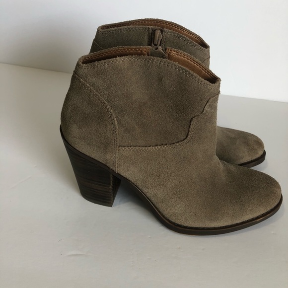 Lucky Brand Boots Tan Suede Size: 6.5M /36.5 - Picture 12 of 14